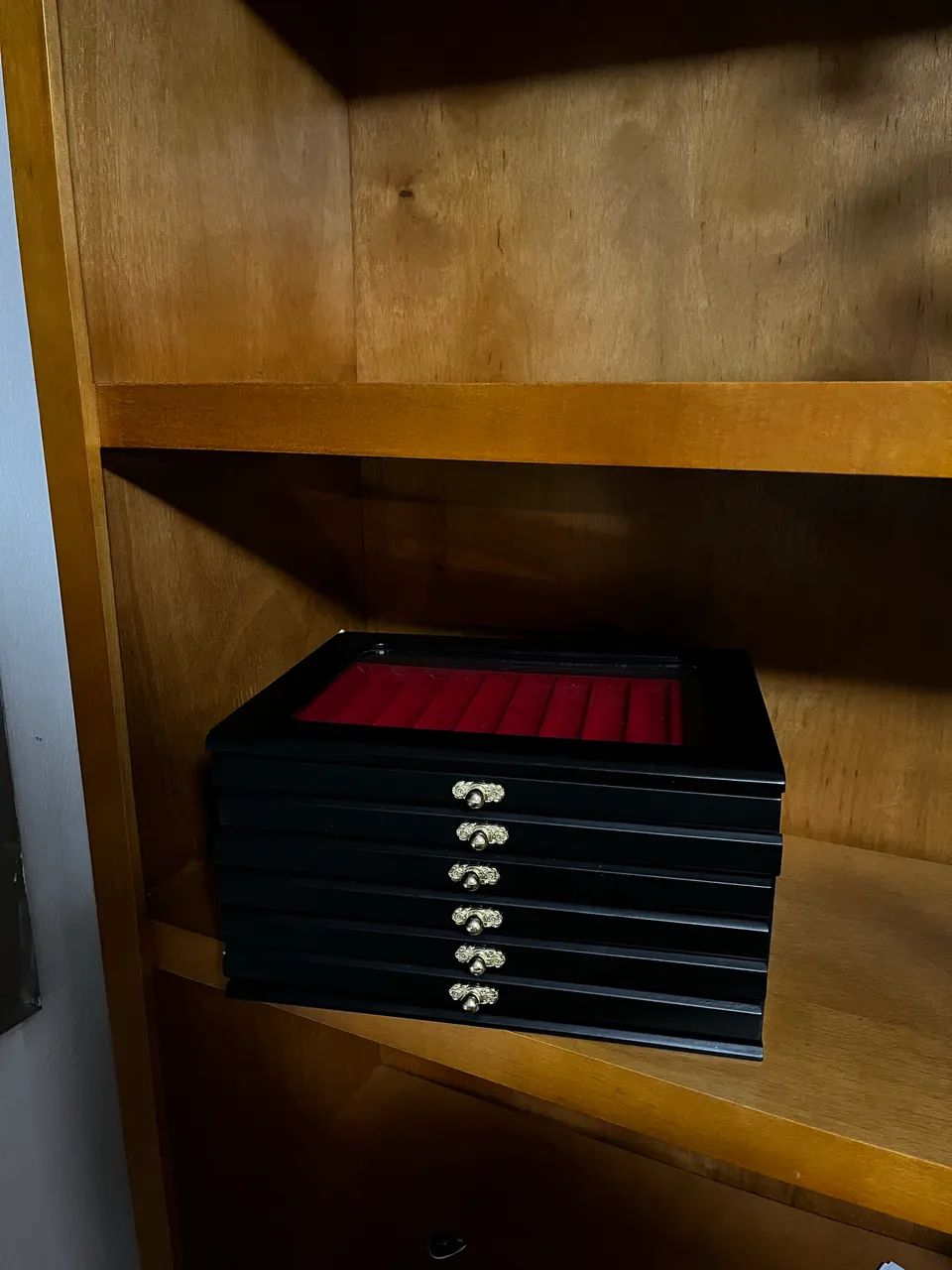 Expositor caixa estojo para canetas 