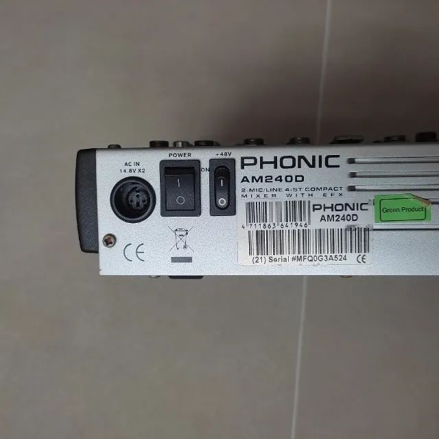 Mixer Analógico com DFX Phonic AM 240D - Foto 3