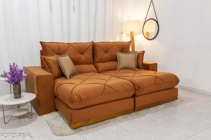 Sofá Retrátil  Reclinável Gran Bello 2.50m   Novo   Pronta Entrega - Foto 3