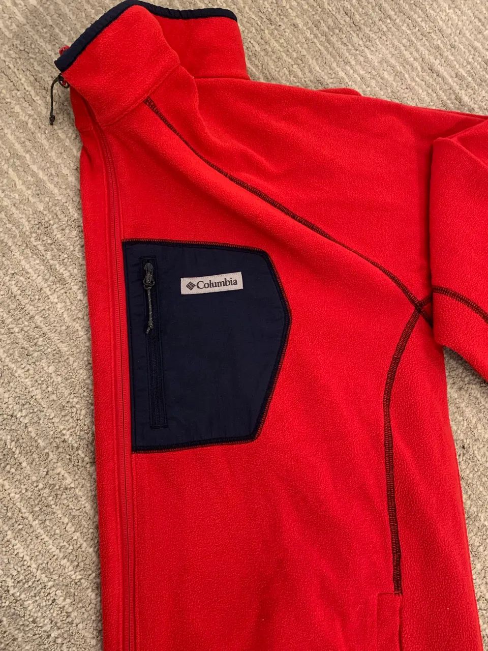 Fleece Columbia vermelho  - Foto 4