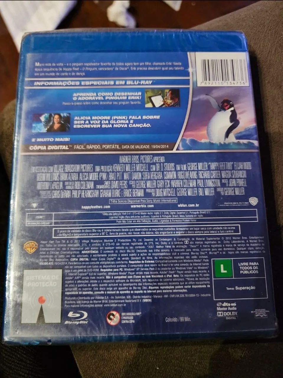 Blu Ray Happy Feet 2 lacrado  - Foto 2