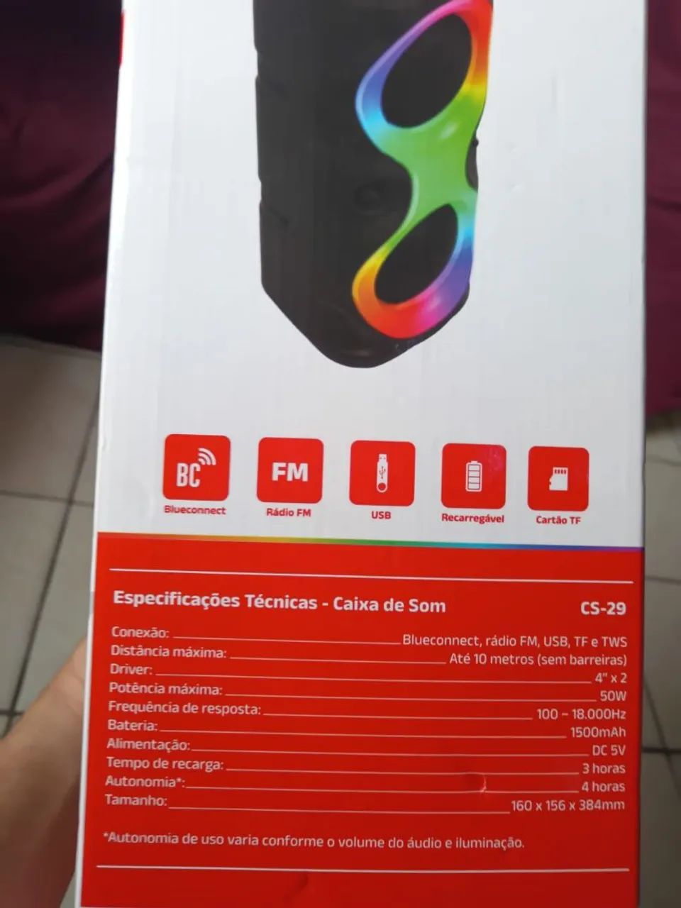 Caixa de som Bluetooth  - Foto 4