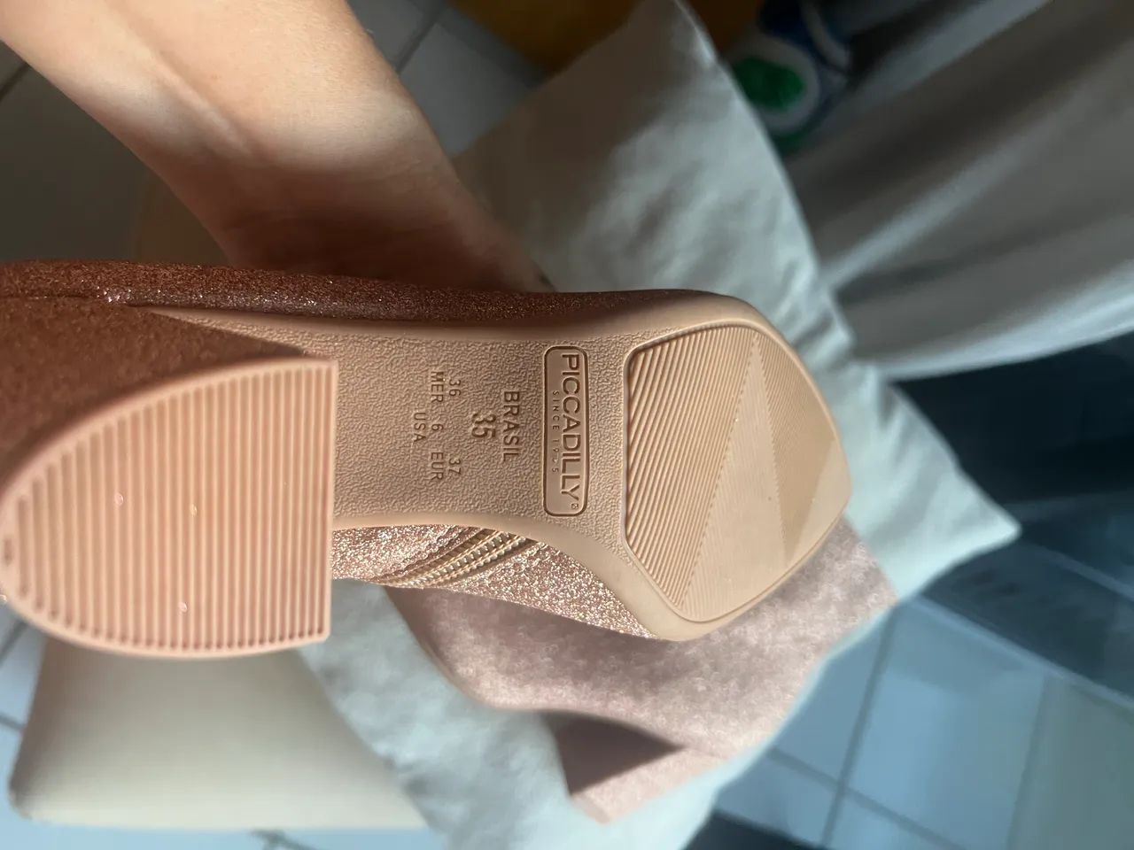 Bota Rosa Brilho - Foto 3