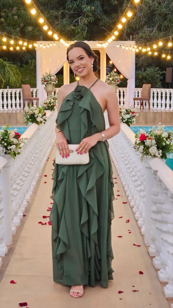 Vestido Verde Oliva  - Foto 2