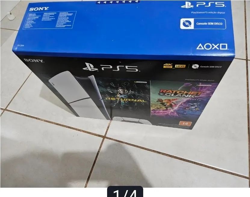 Caixa ps5 digital edition