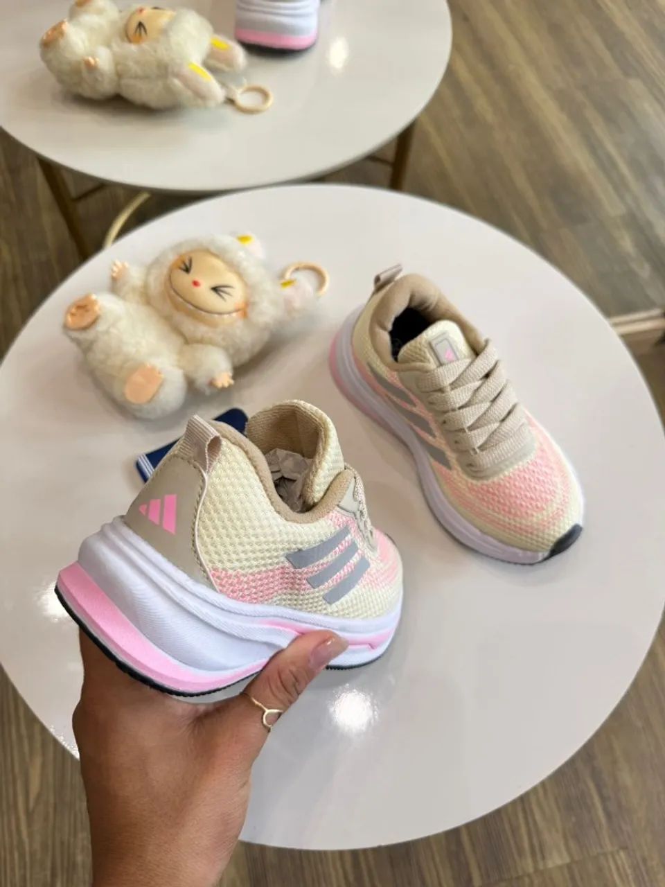 Tênis Adidas Supernova Infantil Bege Premium - Disponível 28 ao 33 (Menina) - Foto 4