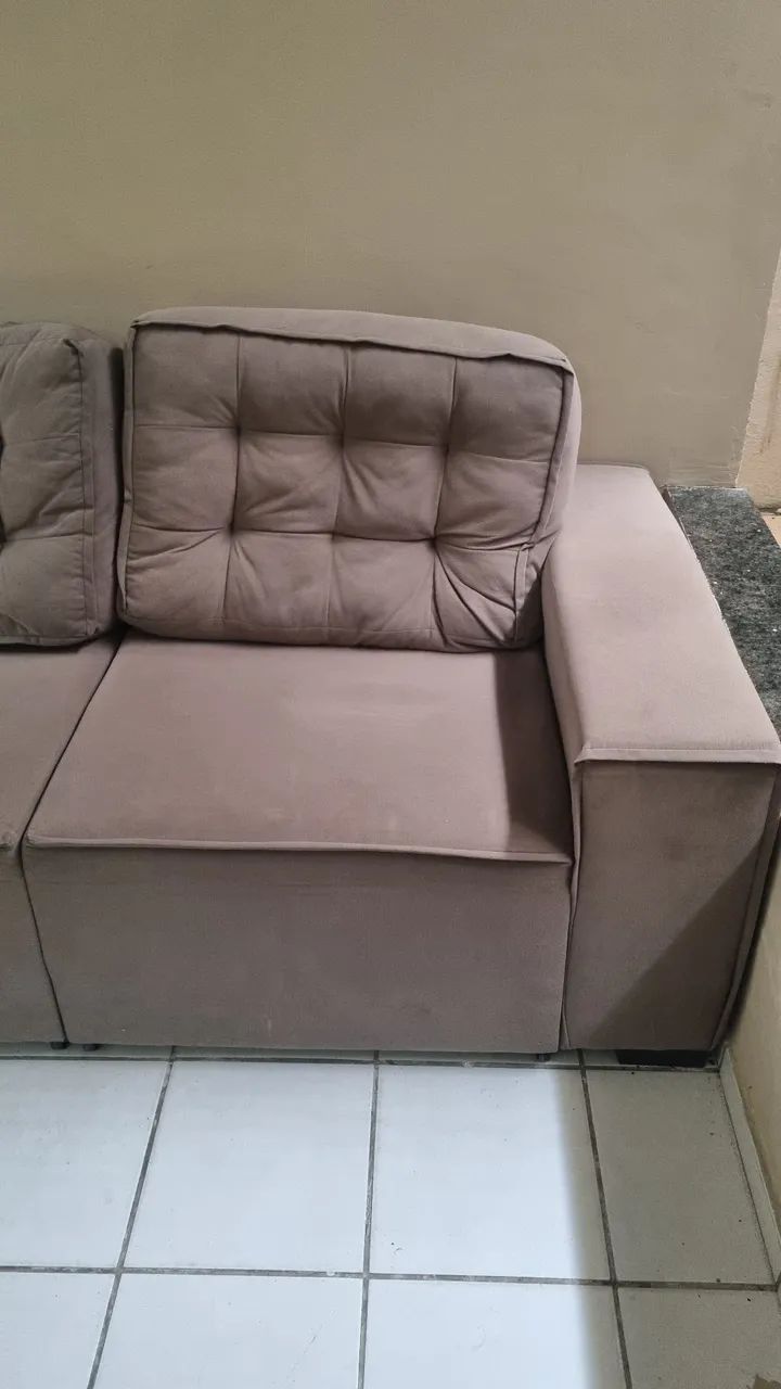 Sofá  retrátil reclinável - Foto 3