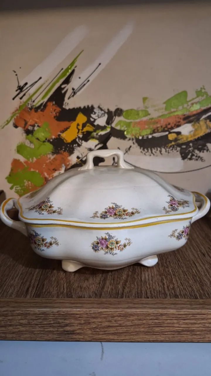 SOPEIRA DE PORCELANA VINTAGE - Foto 4
