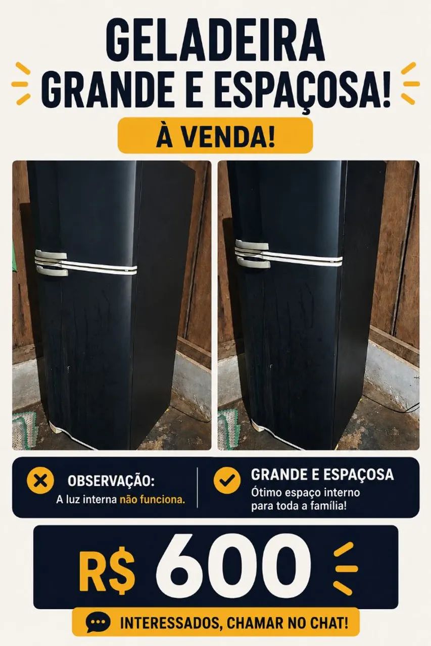 Vende-se geladeira Eletrolux