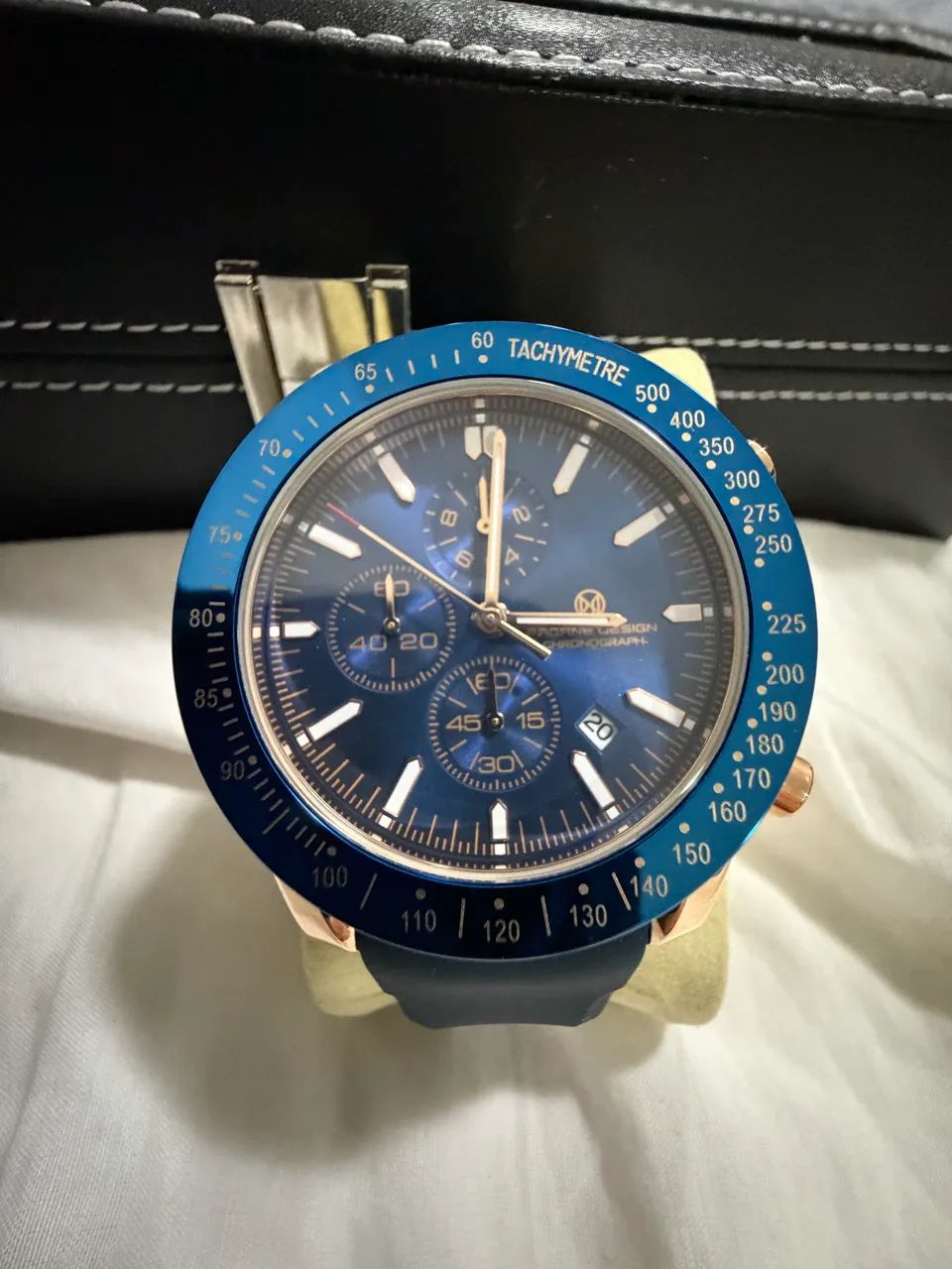 Relógio Pagani novo quartz na caixa  - Foto 5