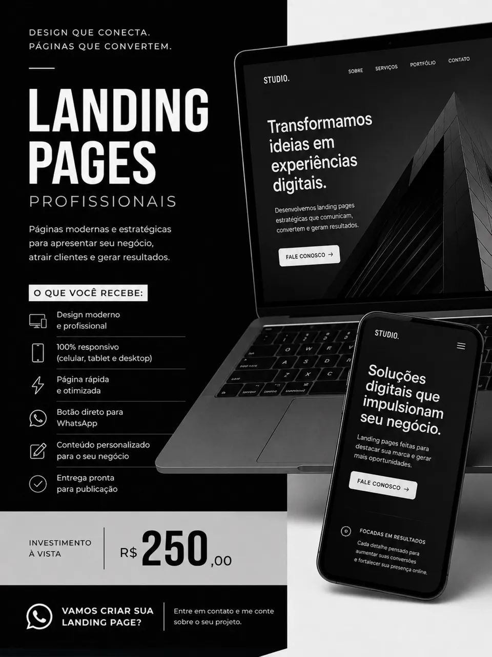 Landing Pages Para Empresas e Autônomos