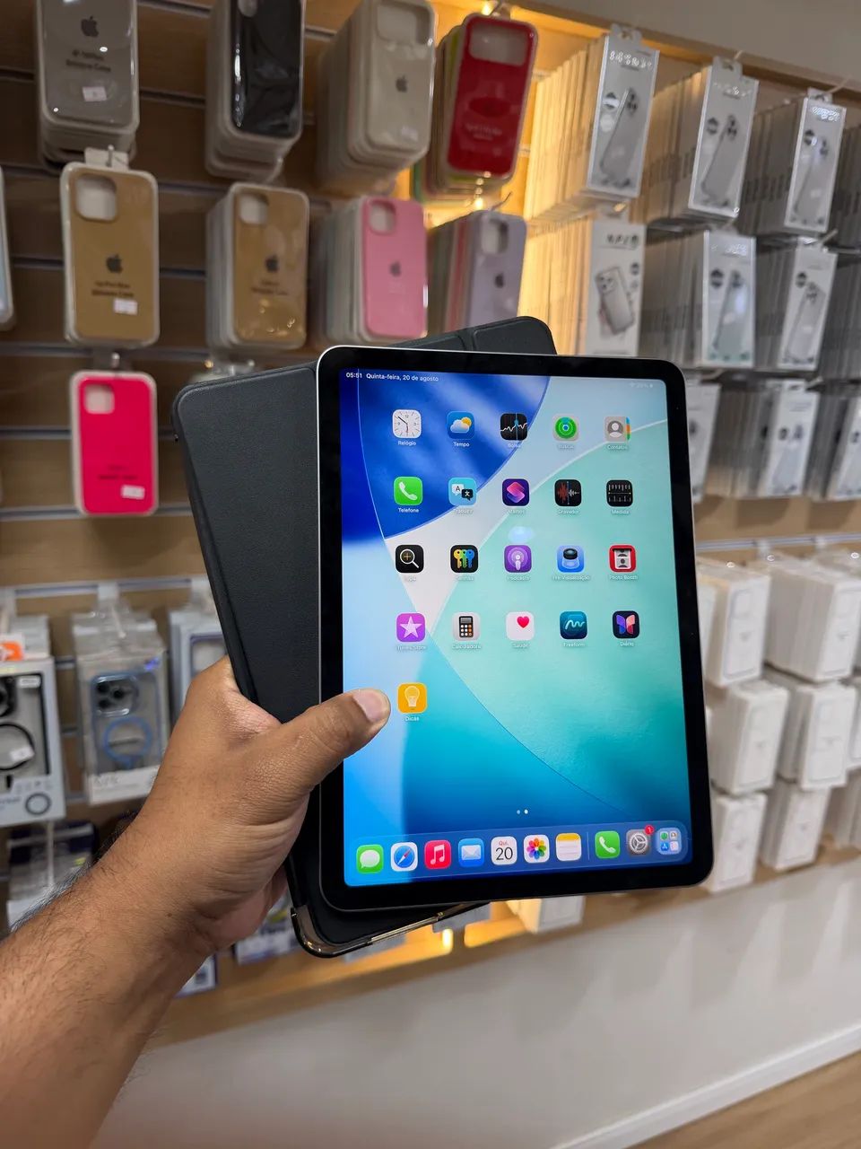 iPad m3 cinza espacial 128 GB - Foto 2