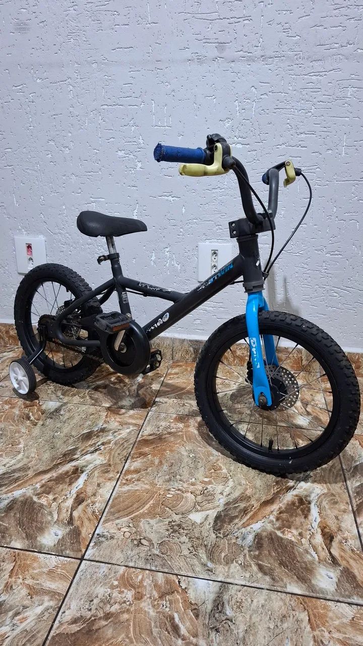 Bicicleta Aro 16 freio a disco e rodinhas  - Foto 2