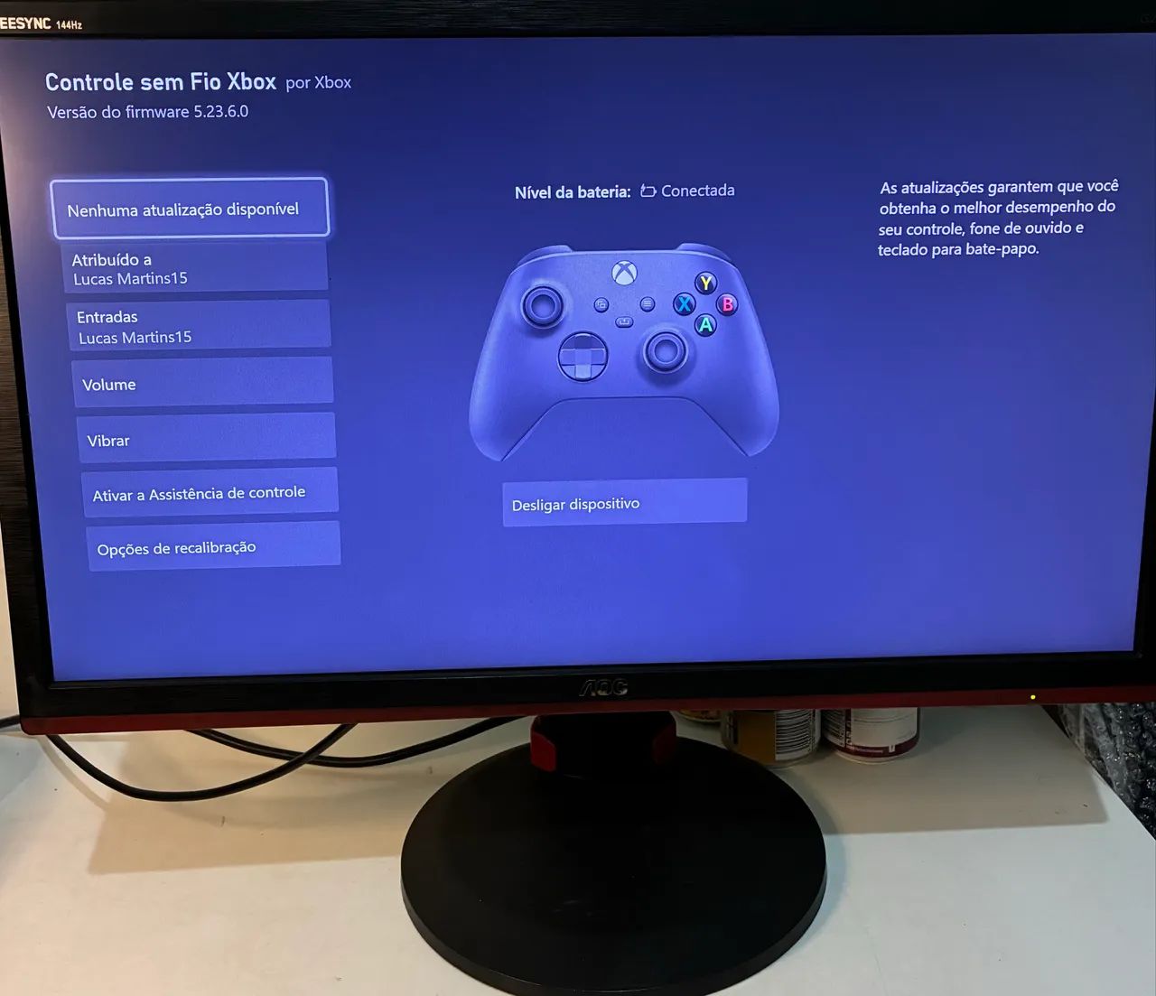 AOC Hero 24 polegadas 144Hz Full HD Gamer 