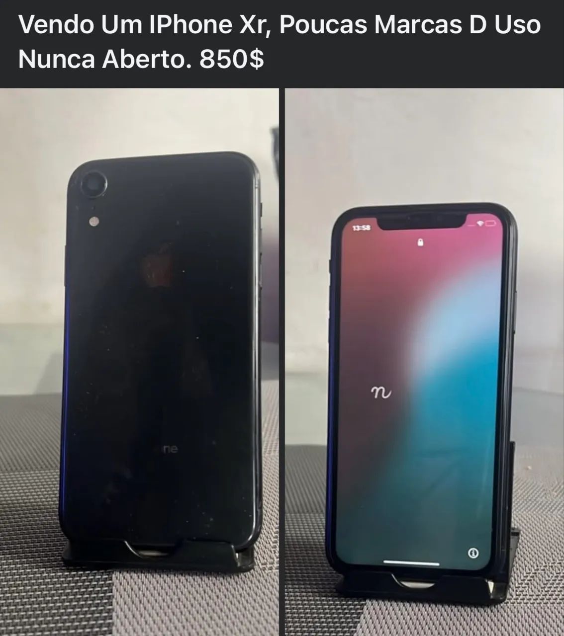 Vendo Um IPhone XR Poucas Marcas De Uso. 