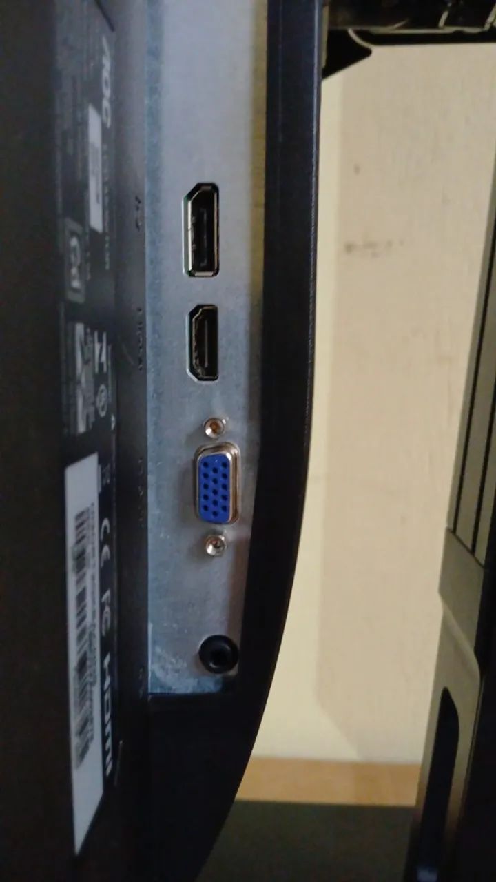 MONITOR aoc 22 polegadas 75hz aceito cartão - Foto 2