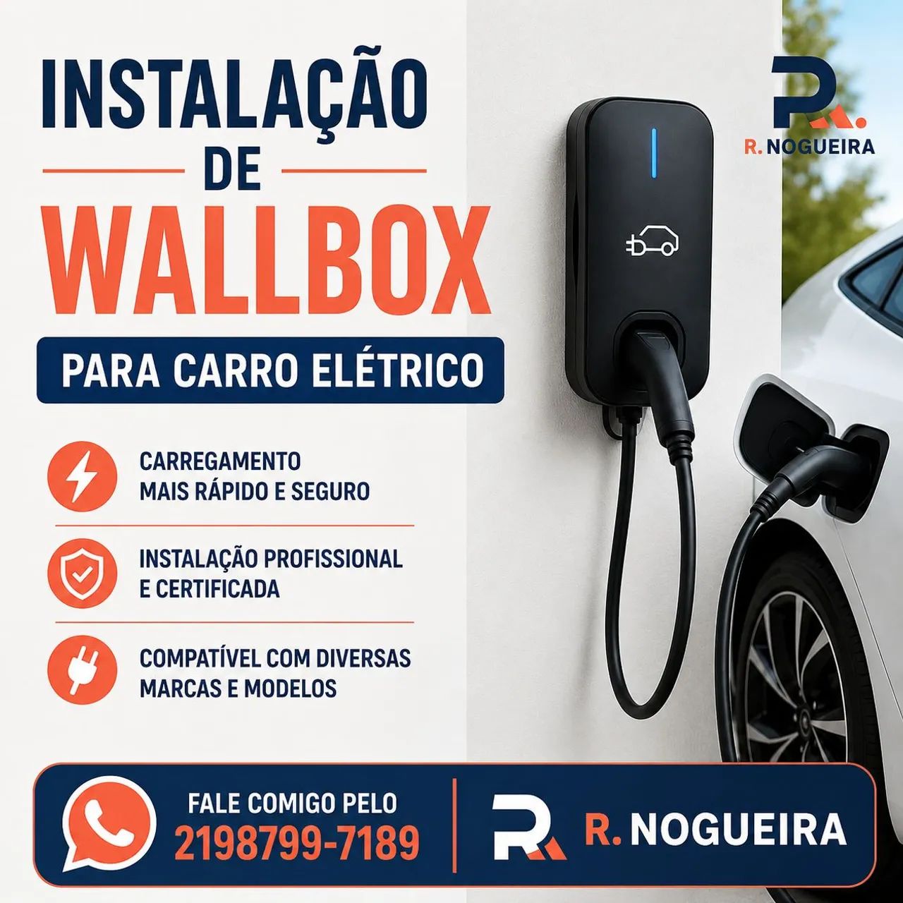 instalação walbox, elétrica light em geral e obras e reformas 