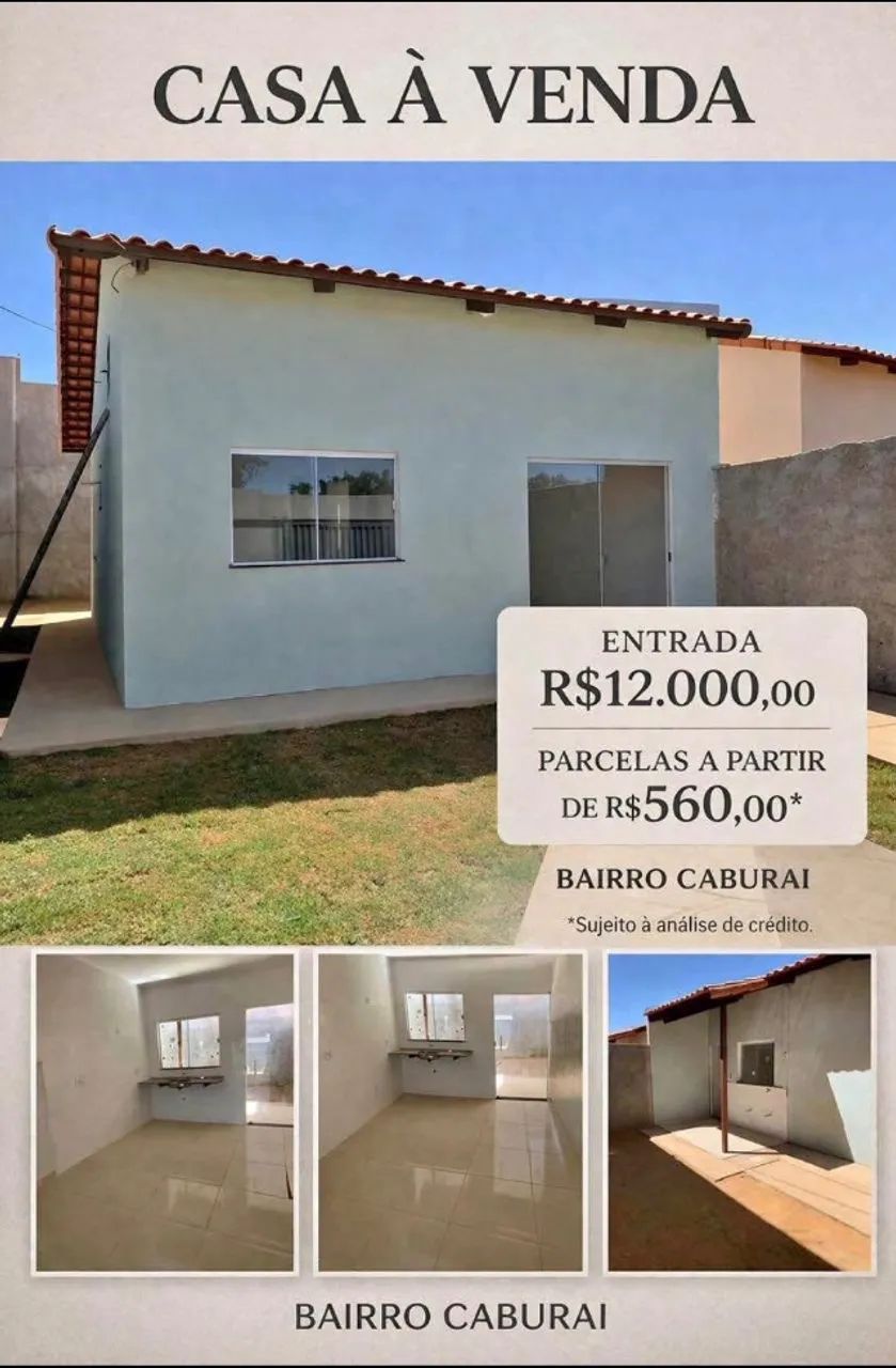 VENDE-SE IMÓVEL NO CABURAI- emy