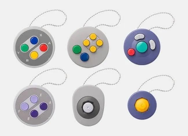 Nintendo Capsule Toy Controller Button Vol.2 Key Chain Japan - N64 Botões  - Foto 2