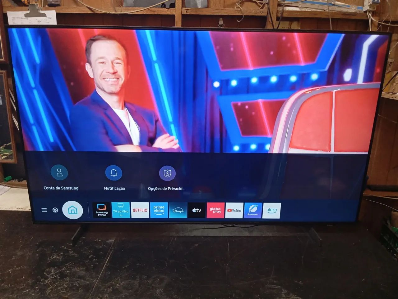 tv 55 polegadas Samsung smart 4k - Foto 3