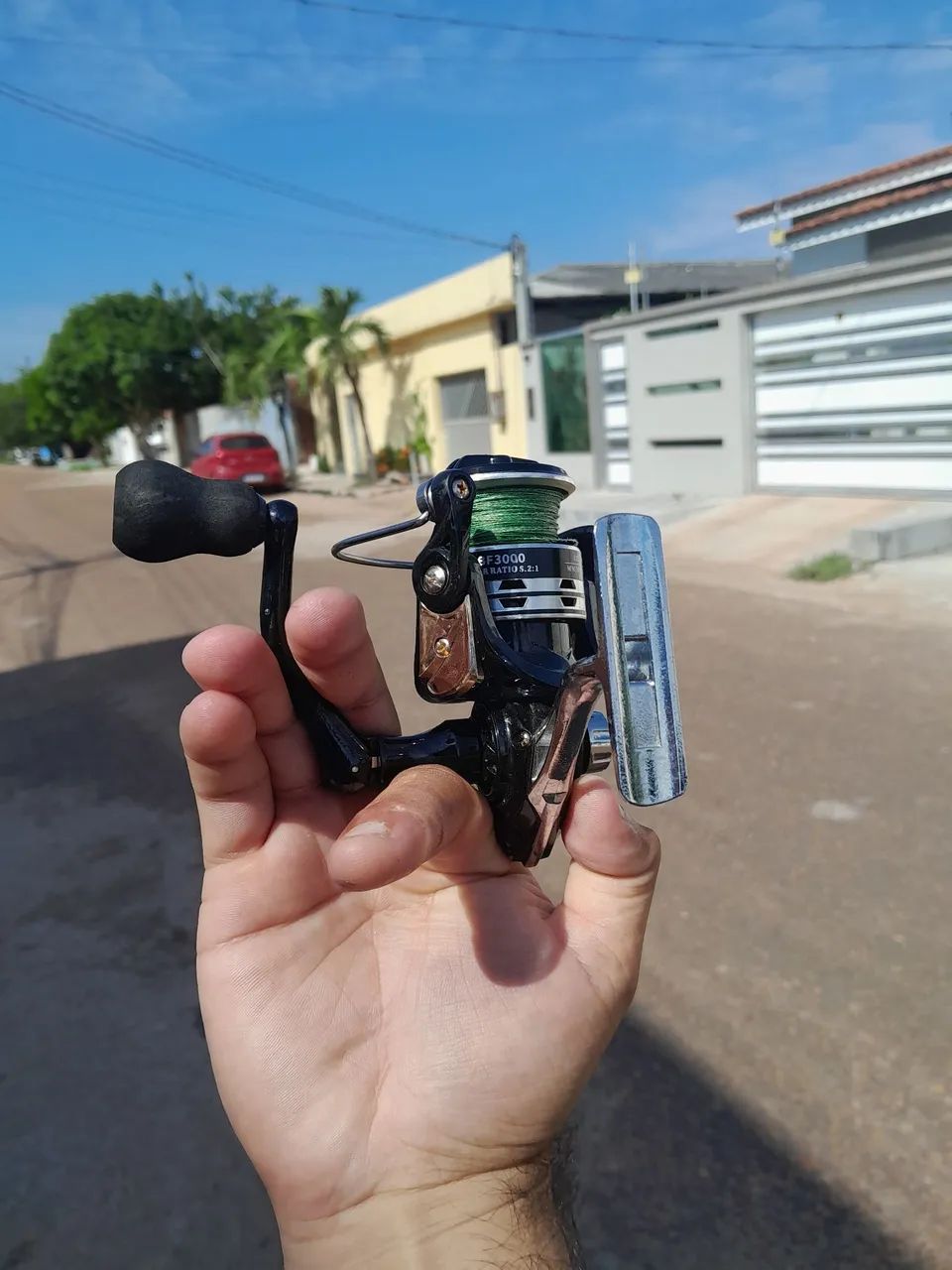Molinete e varas de pesca 