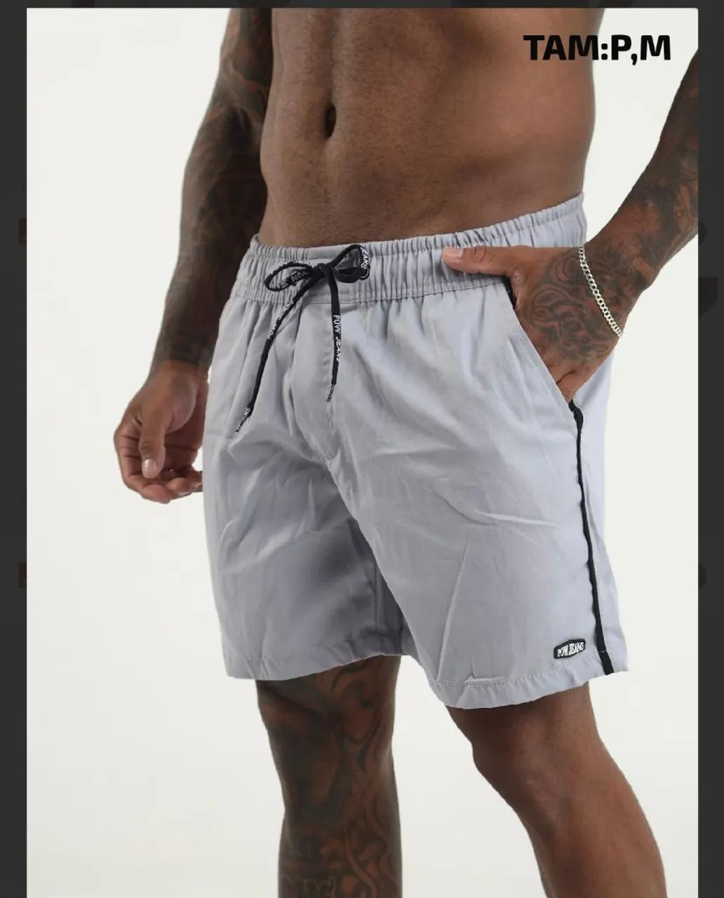 SHORTS MAURICINHO DE SARJA - Foto 2