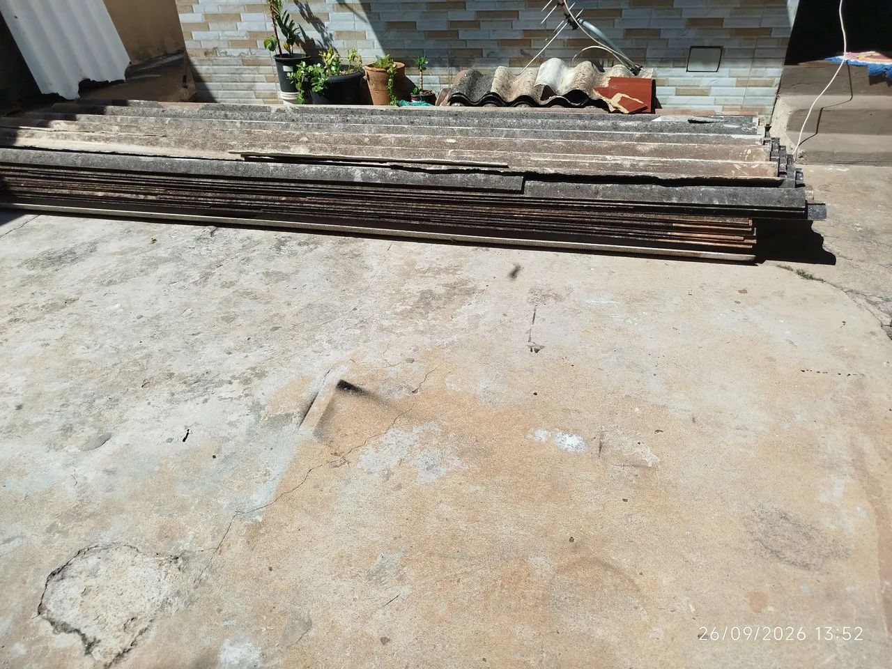 Doa se Telhas de eternit 3,30 x1,10de comprimento - Foto 3