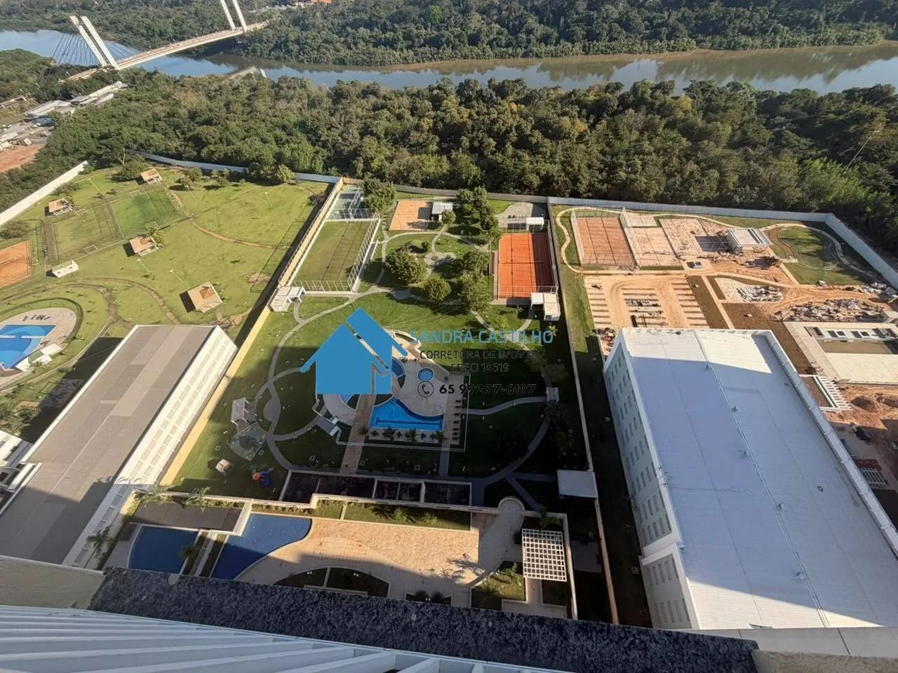 ED JD Beira rio Ap80m² 3/4 Sendo 1 Suite Sacada c/churrasque - Foto 2
