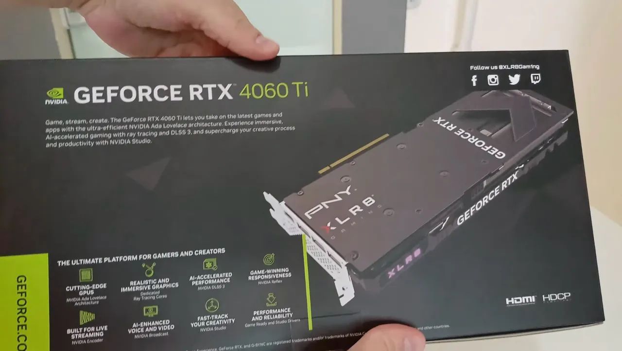 Placa de vídeo GeForce RTX 4060 ti - Foto 4