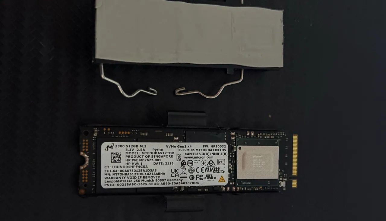 SSD NVME 512gb OEM Micron 