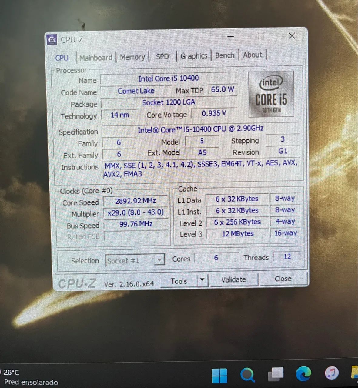 Intel® core i5 - 10400 - Foto 3