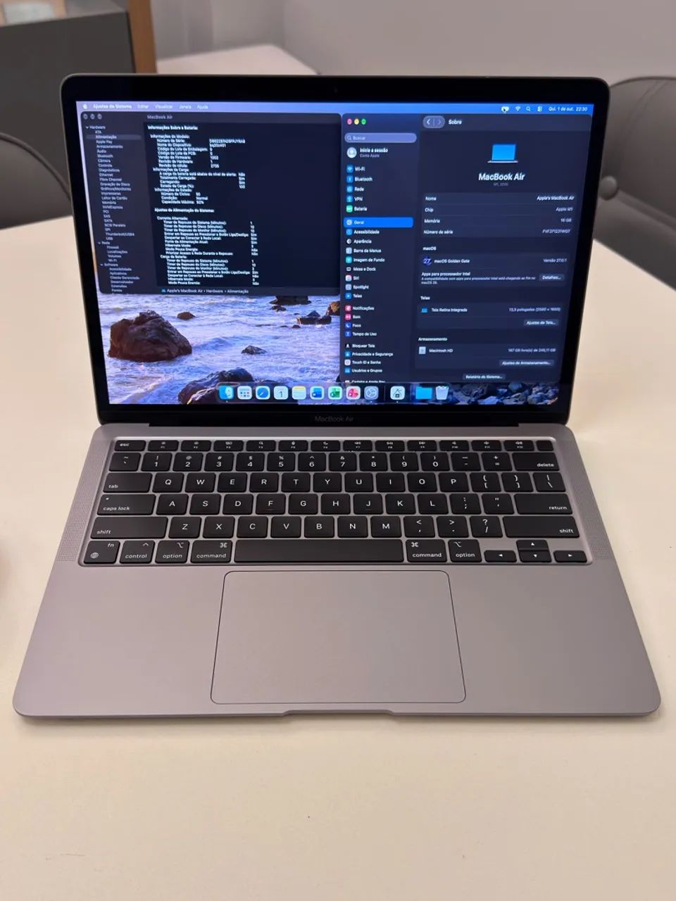 MacBook Air M1 16Gb 256Gb | Perfeito Estado - Notebooks - Centro