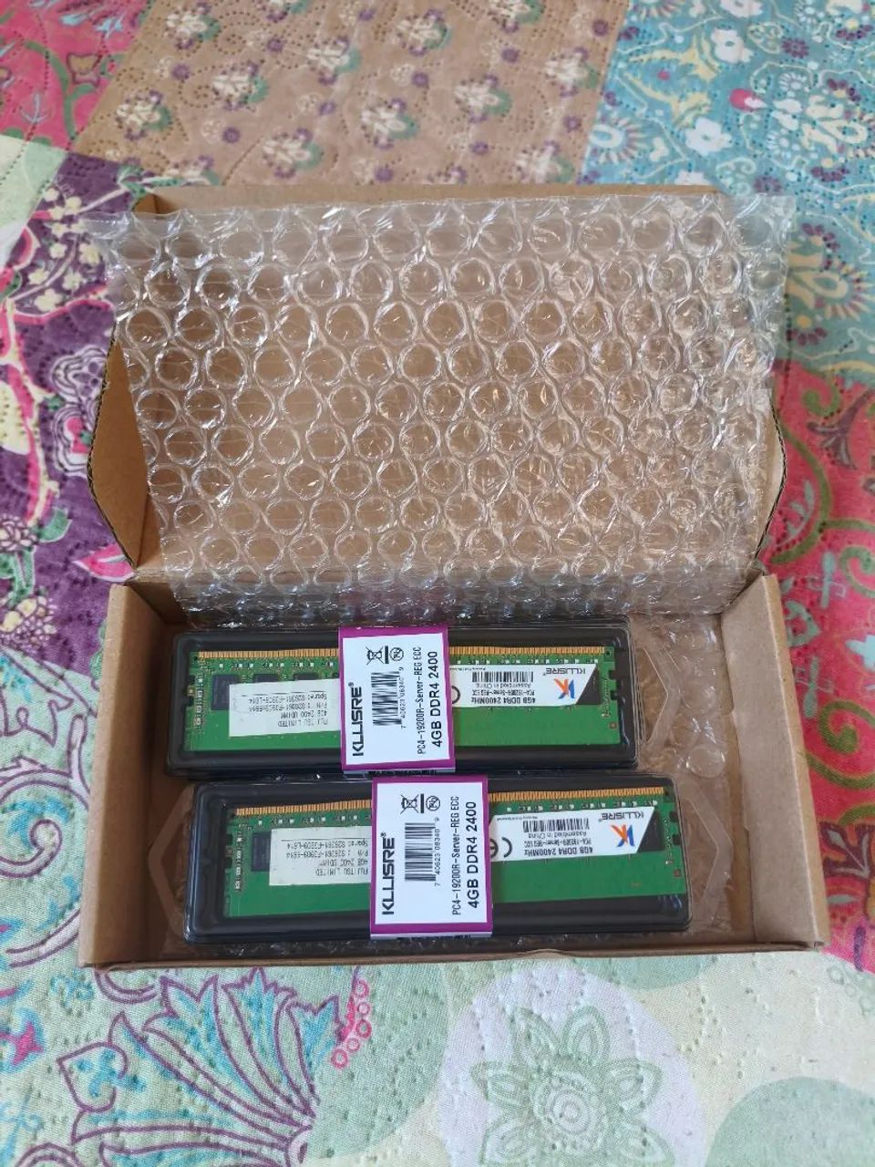 4 PENTES DE MEMÓRIA RAM DDR4 4GB E CADA ECC X99  - Foto 3