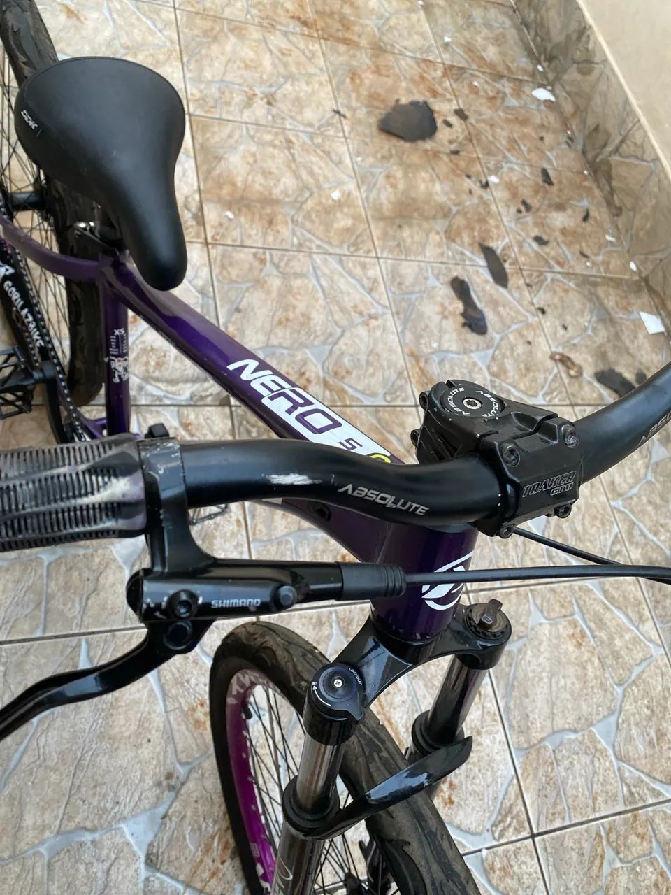 Bicicleta absolute nero 5 roxa  - Foto 5