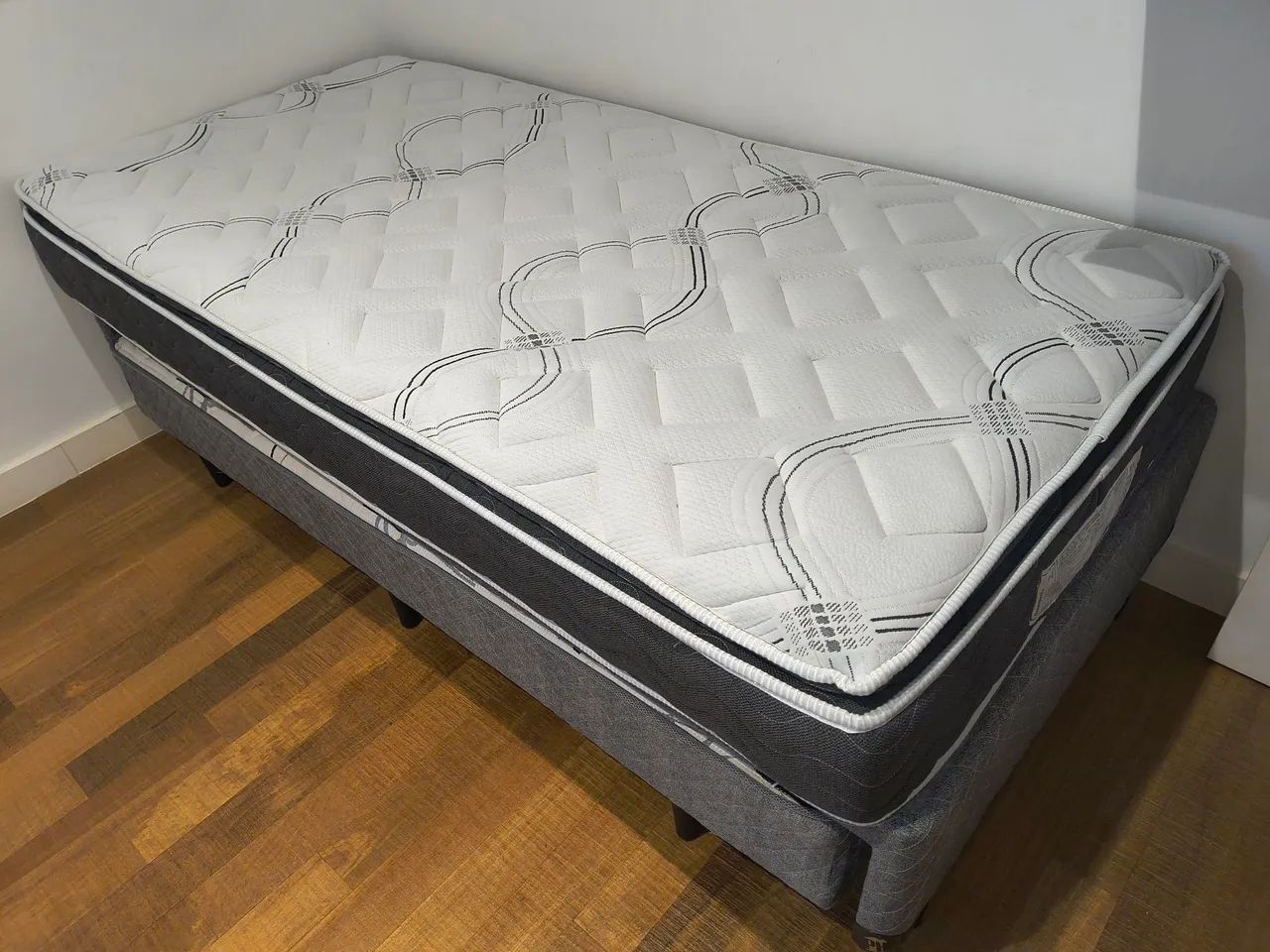 Cama solteiro king 203x98 cm com bicama - Foto 2