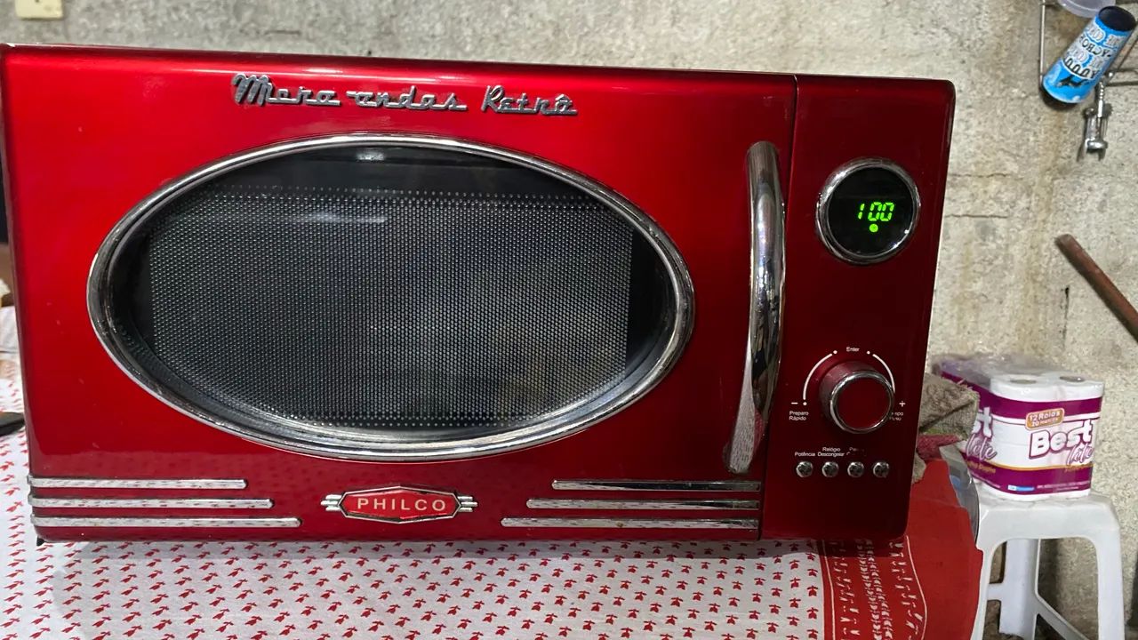 VENDO MICROONDAS RETRÔ  - Foto 5