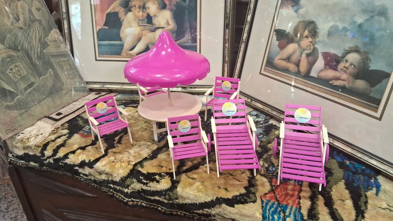 Boneca conjunto de piscina brinquedo 