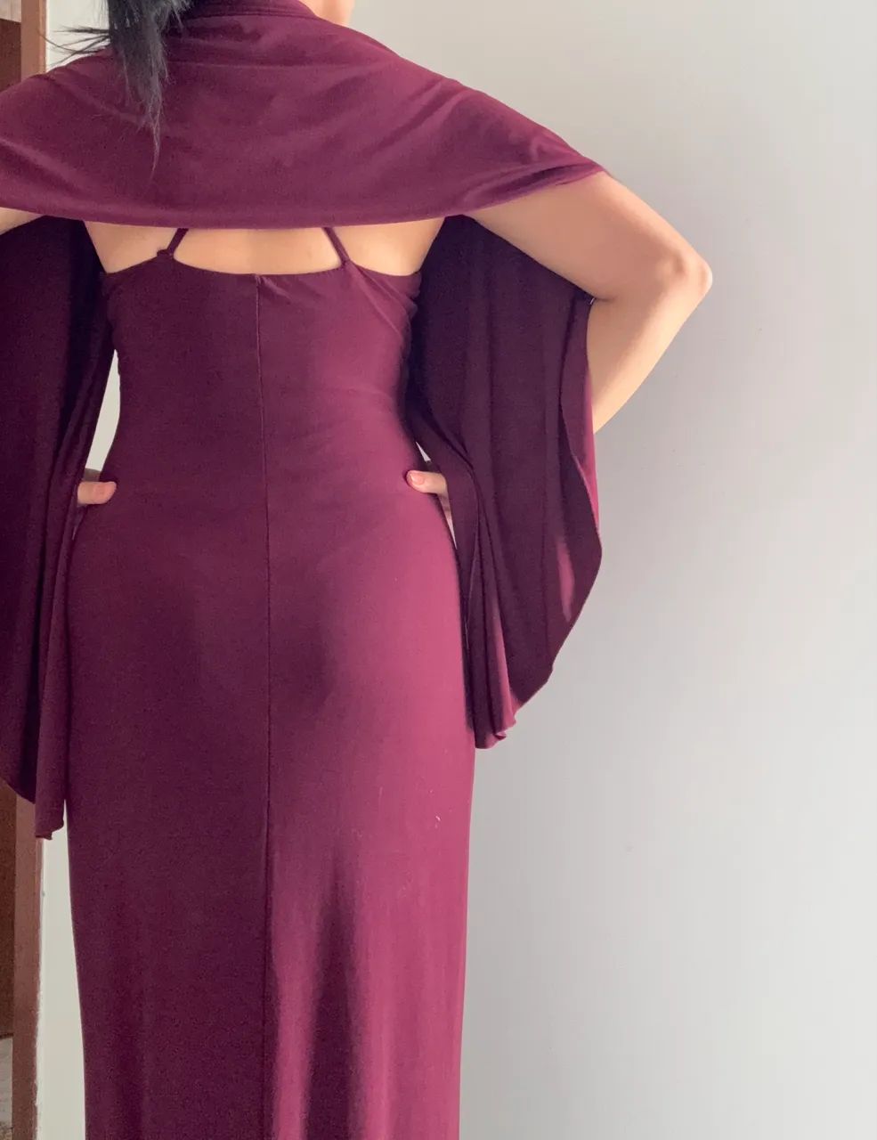 Vestido de Festa Bordo - Foto 4