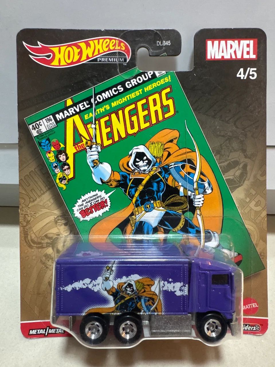 Hot wheels avengers marvel premium 