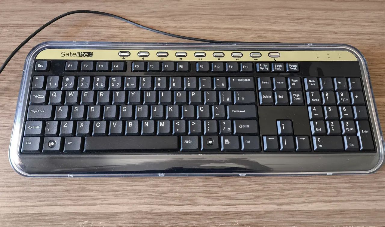 Teclado para escritório marca SATE - *brinde mouse sem fio*
