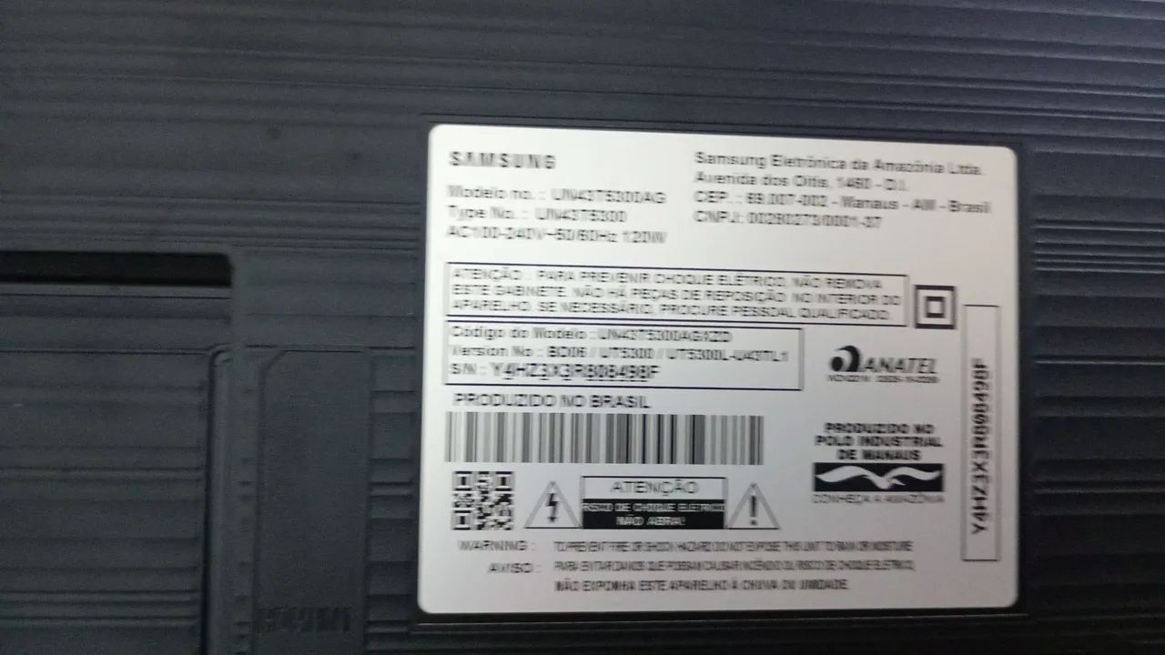 Tv 43 polegadas smarth. Funcionando perfeitamente  - Foto 2