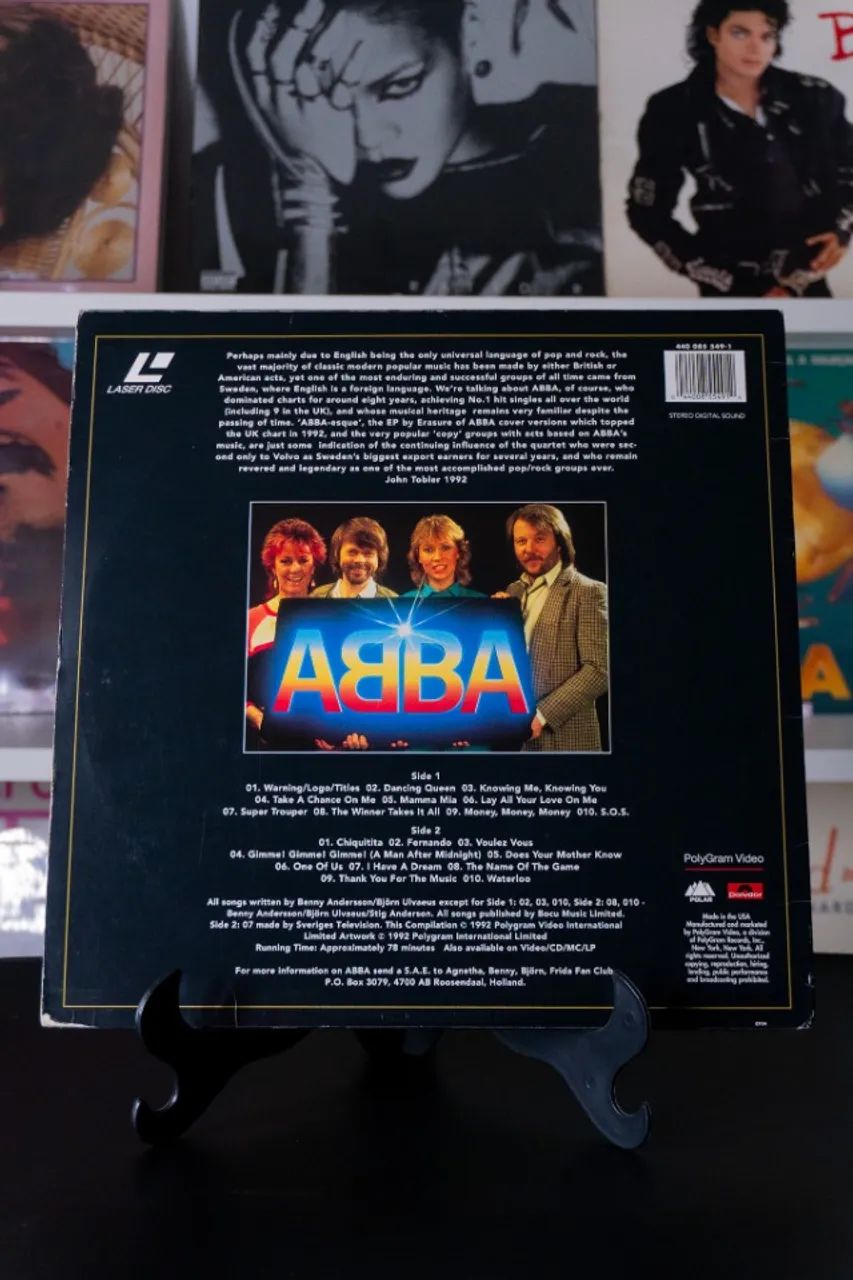 Laserdisc ABBA - Gold (Greatest Hits) - 1992 - Foto 4