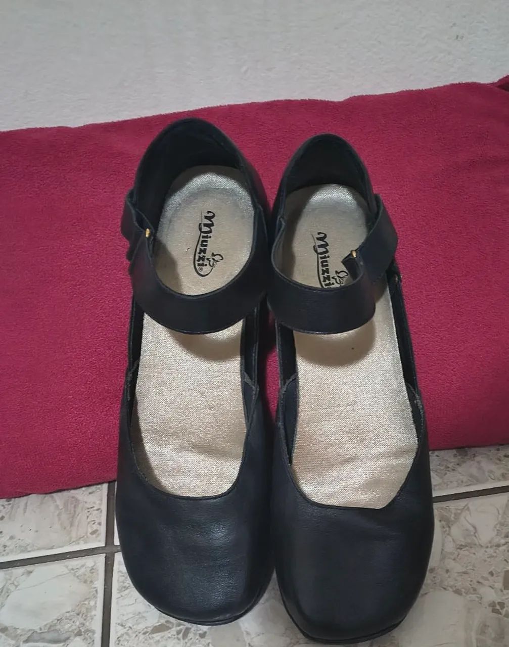 Sapatilha feminina couro legítimo 