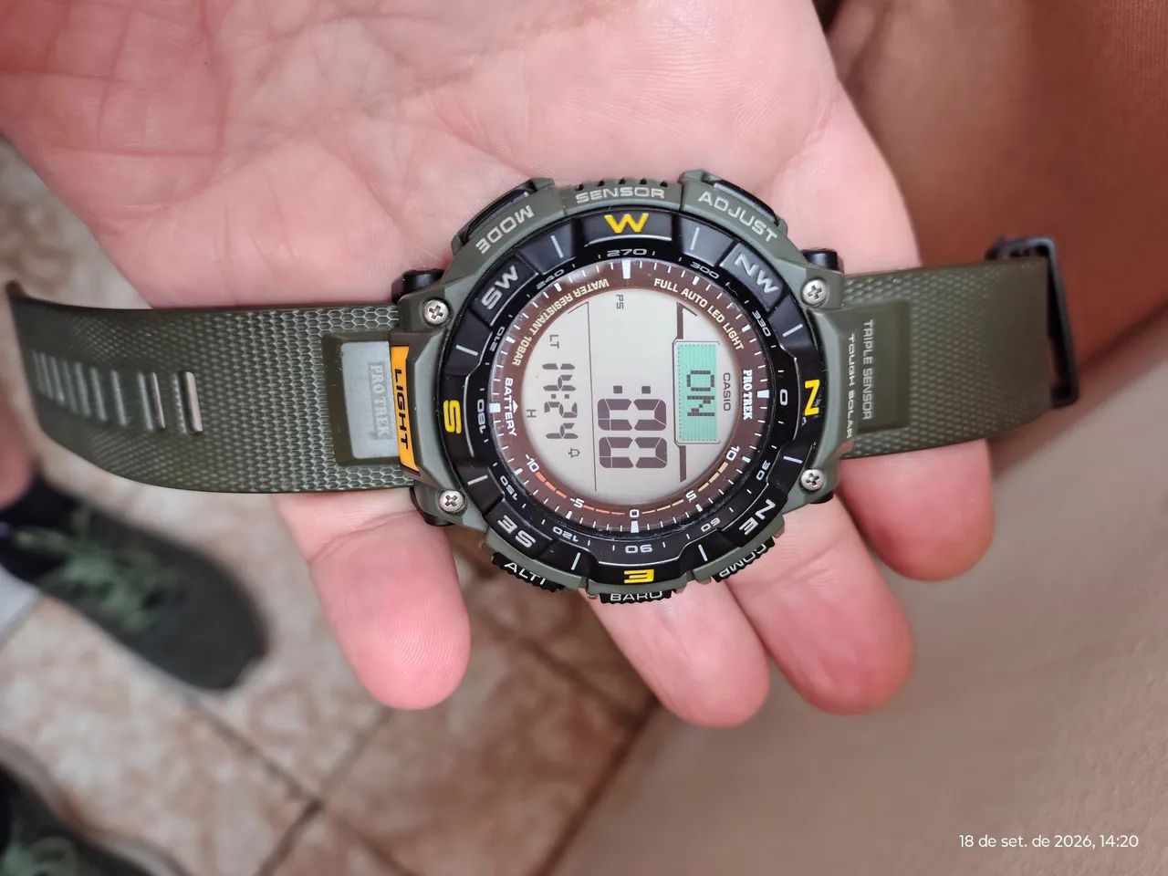 Relógio Casio protrek prg340/7 novo  - Foto 4