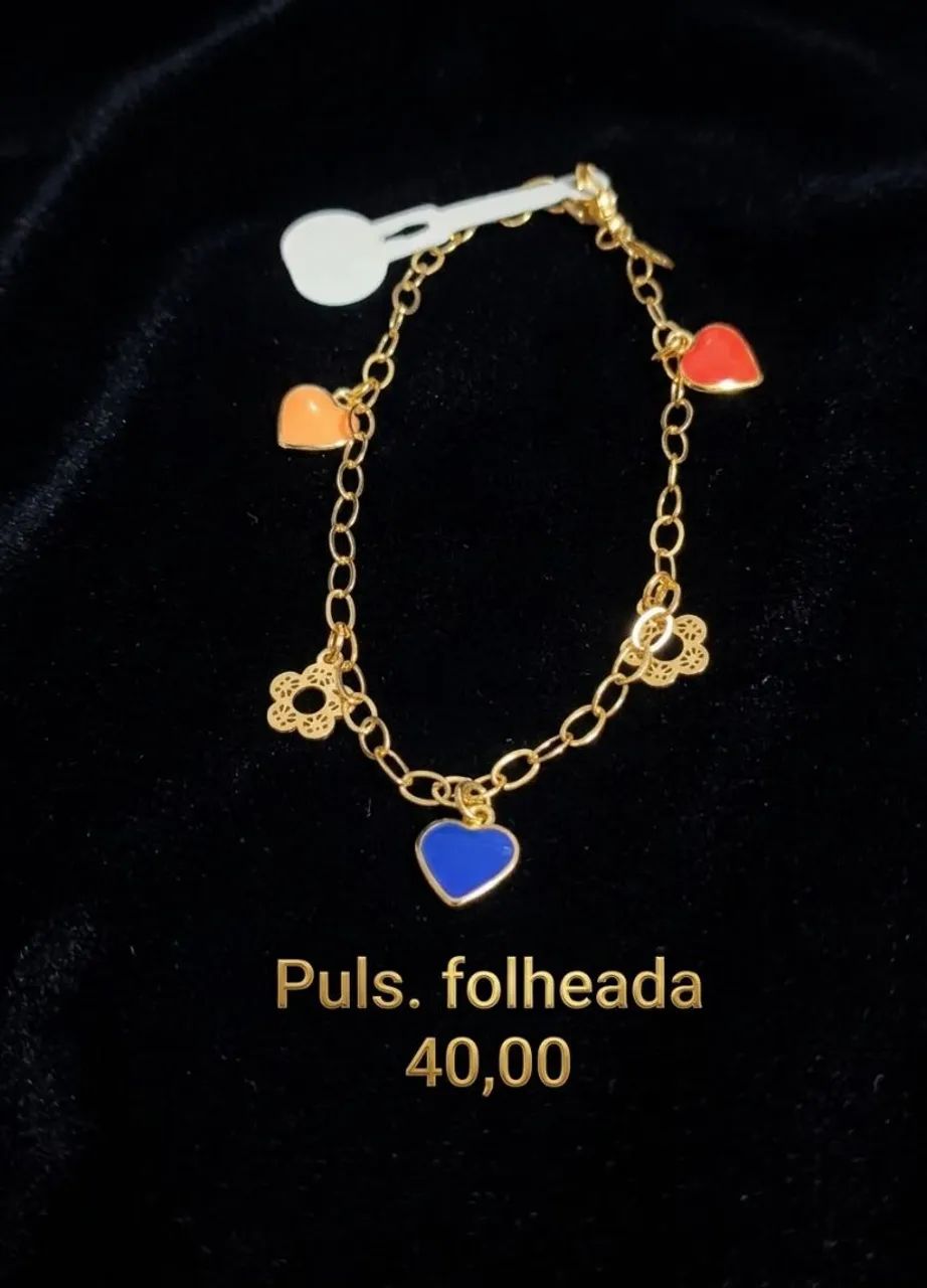 Pulseiras folheadas à ouro - Foto 5
