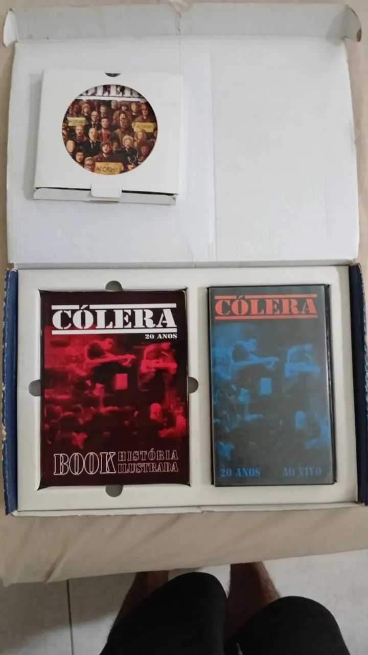 BOX Cólera 20 Anos COMPLETO