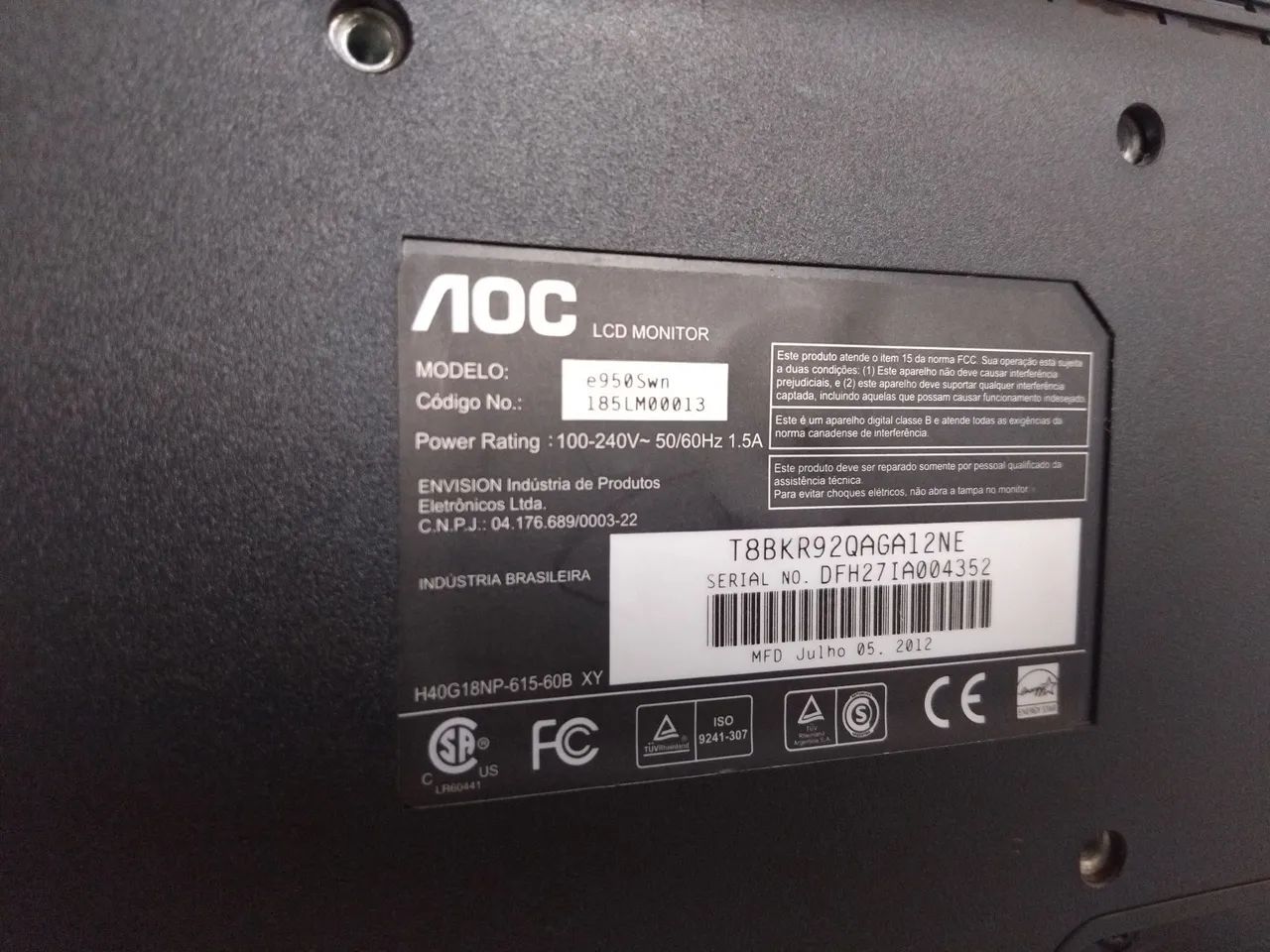 Monitor AOC e950Swn - Foto 4