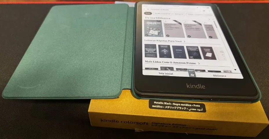 Kindle Colorsoft Signature 32gb + Capa Amazon - Foto 3