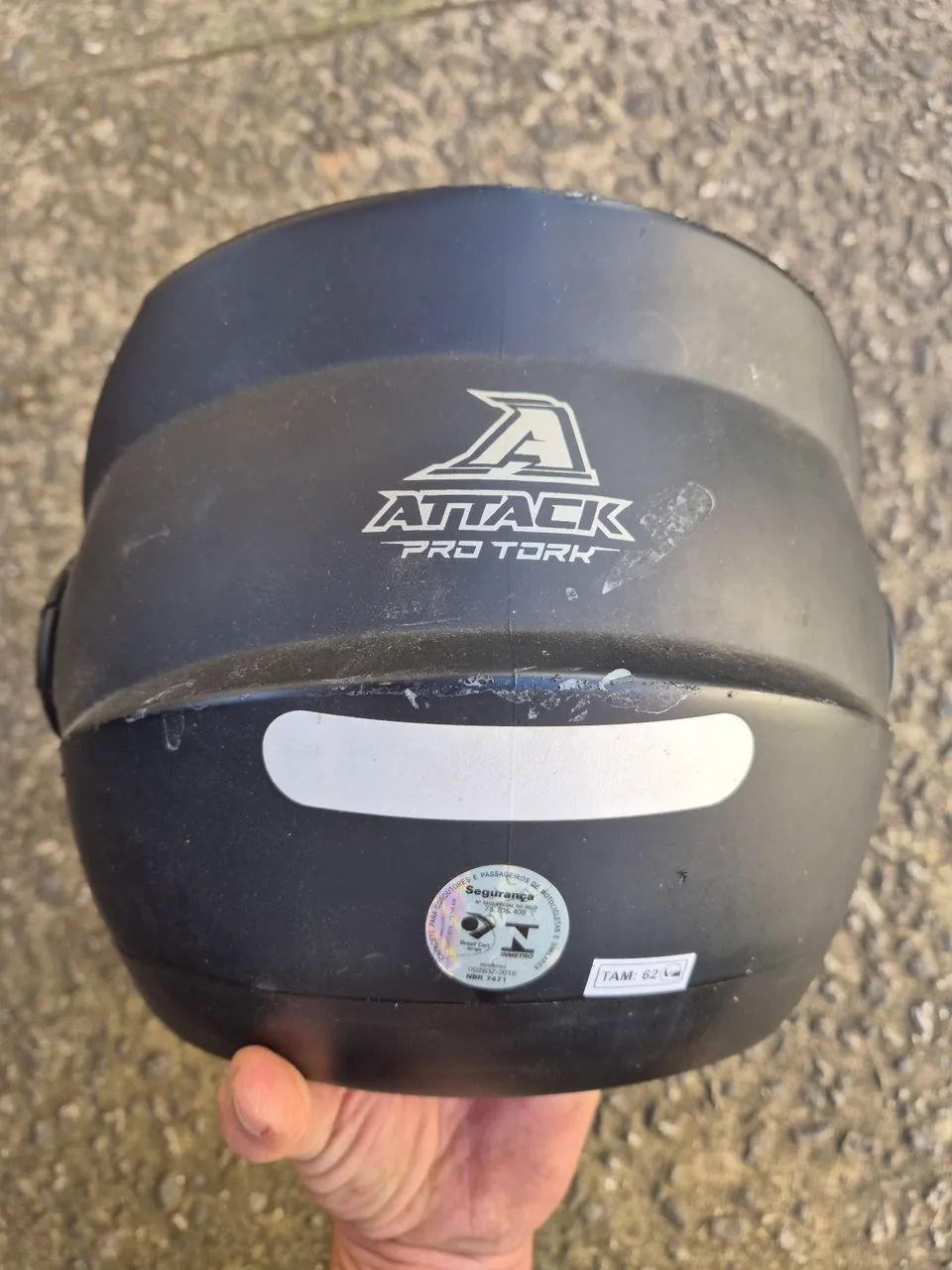Capacete Atack preto fosco robocop - Foto 2
