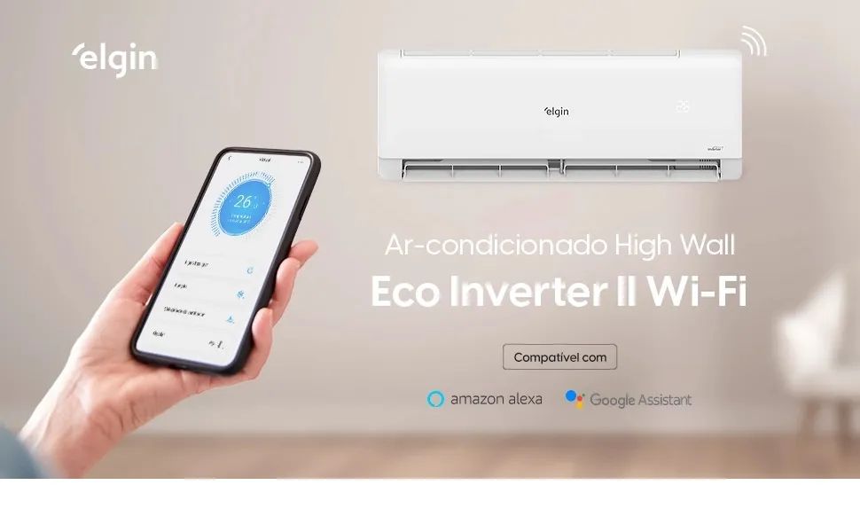 Ar Condicionado Split 9.000 Btus Elgin EcoII Wi-Fi - Foto 5